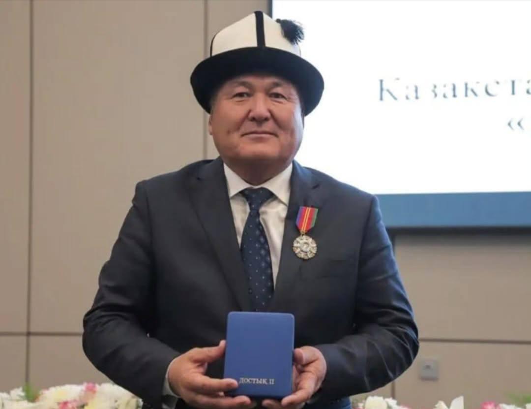 Ош шаарынын мэри Жеңишбек Токторбаев Казакстан президенти тарабынан || даражадагы "Достык" ордени менен сыйланды