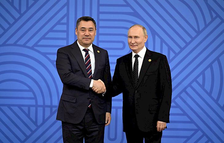 Садыр Жапаров Казан шаарында Путин менен жолукту